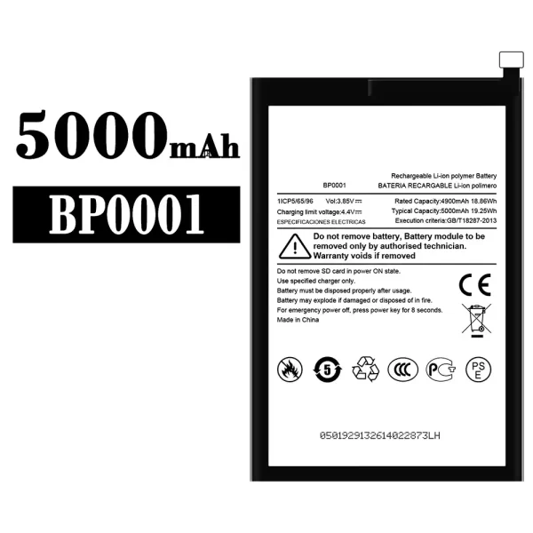 Original new battery BP0001 for Benco