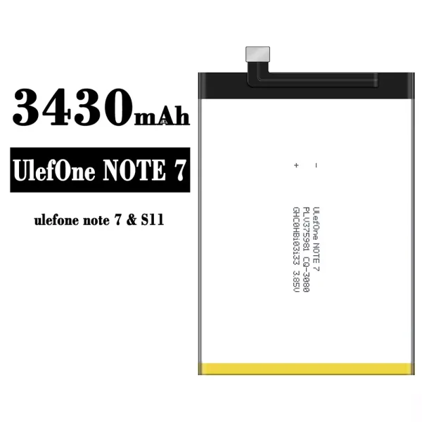 Original new battery ulefone note 7 for ulefone note S11