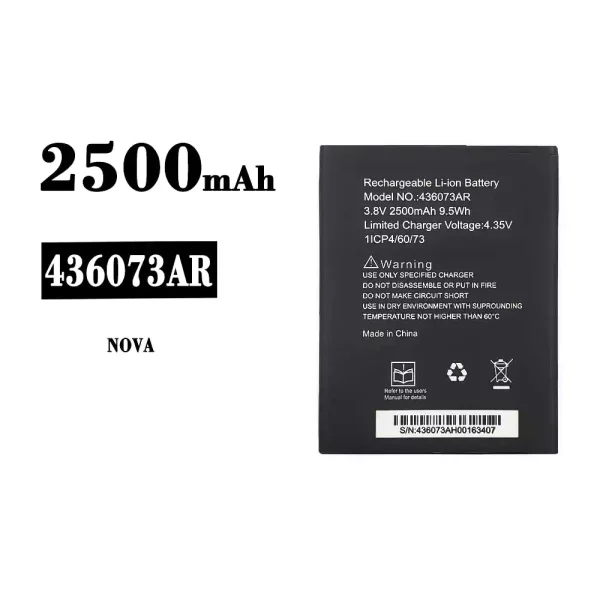 Original new battery 436073AR for Neon NOVA