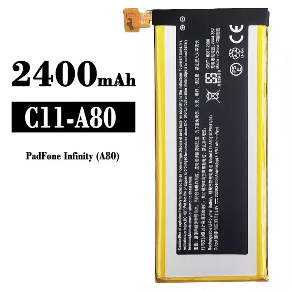 Original new battery C11-A80 for PadFone Infinity A80