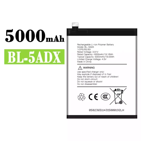 Original new battery BL-5ADX for infinix