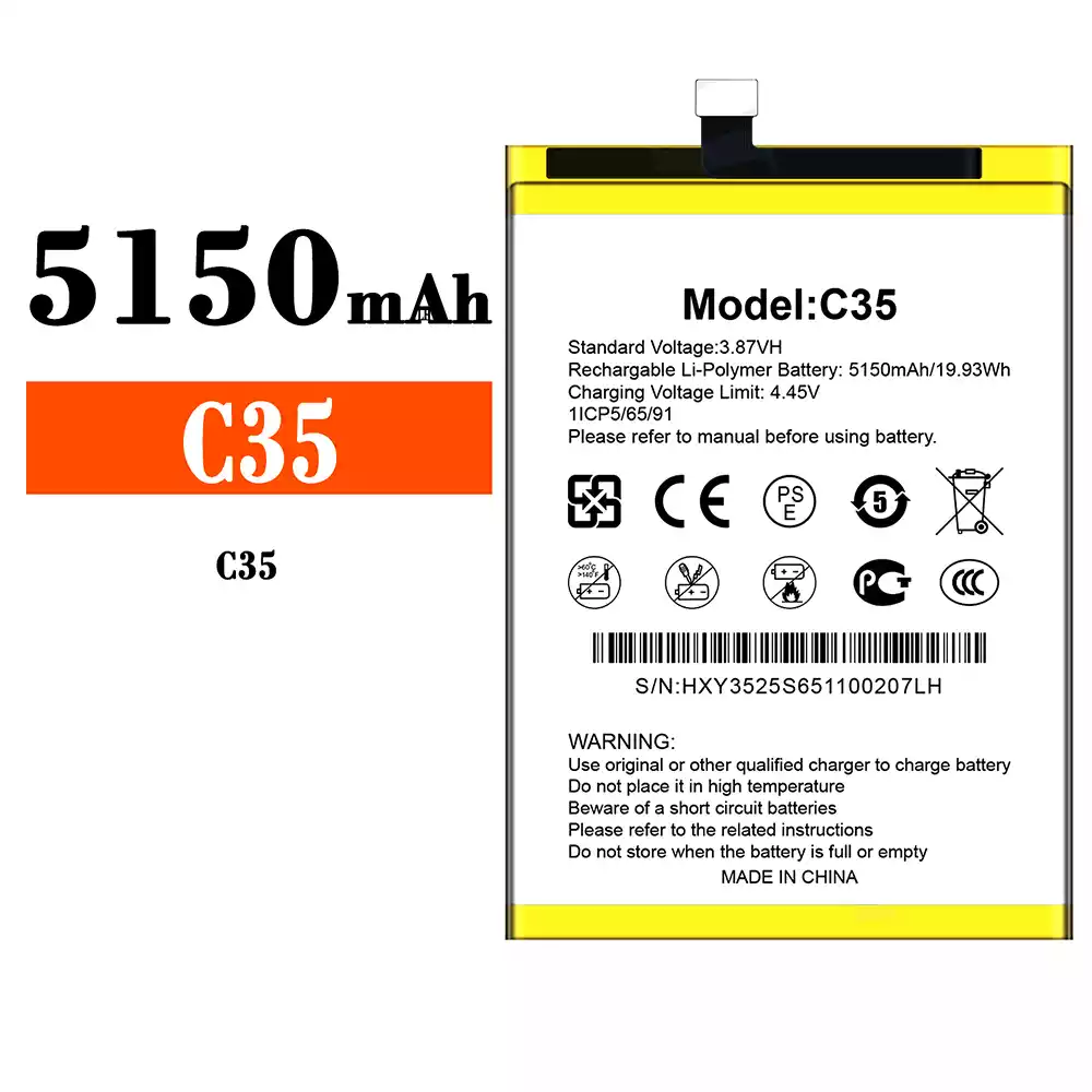 Original new battery for Oukitel C35