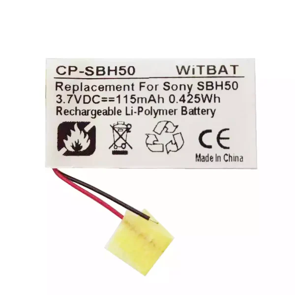 New Bluetooth Headphone battery for Sony AB291634PG
