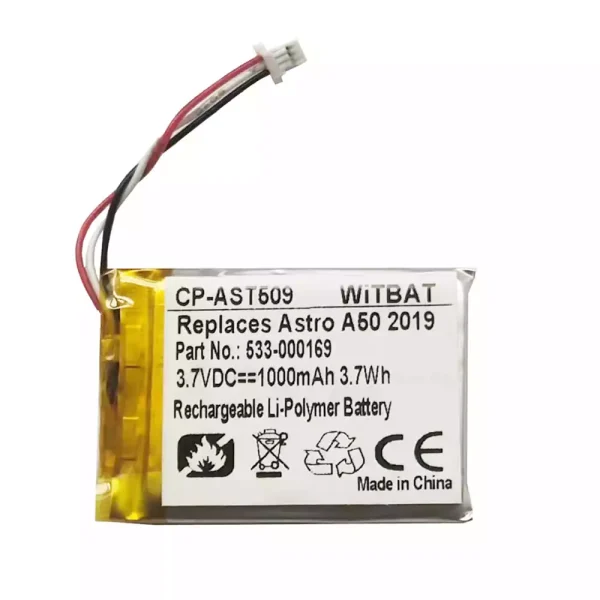 New Bluetooth Headphone battery for Astro A50 2019 2020 2021,623441