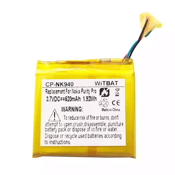 New Bluetooth Headphone battery for Nokia Purity Pro,BH-940,P383443