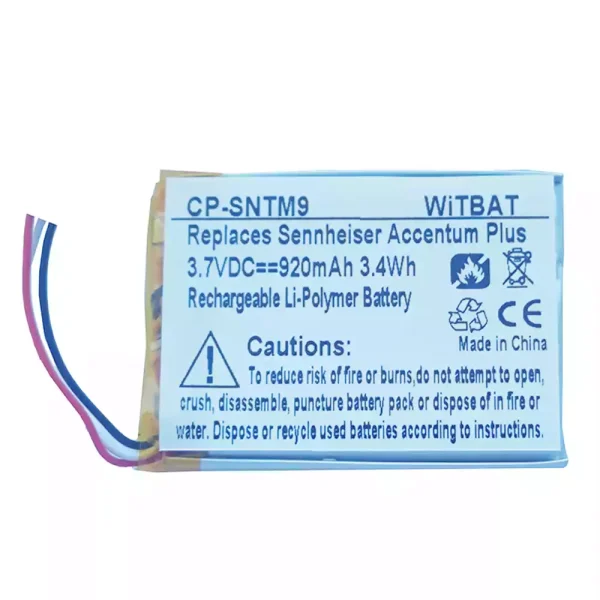 New Bluetooth Headphone battery for Sennheiser ACCENTUM,ACCENTUM  Plus