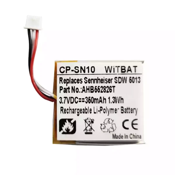 New Bluetooth Headphone battery for AEE582525,AHB552826TPC,AHB552826TPC-2