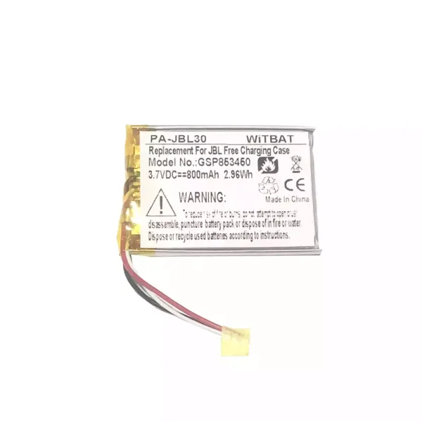 New Bluetooth Headphone battery for JBL GSP853450