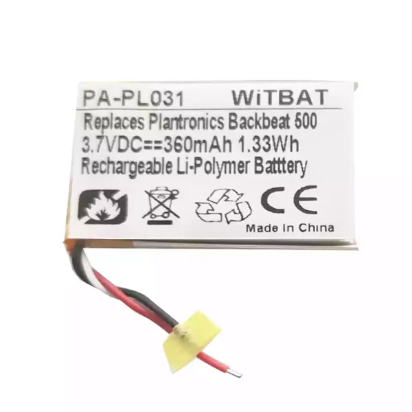 New Bluetooth Headphone battery for Plantronics BackBeat 500,Plantronics VOYAGER 5200,LSSP552631SA