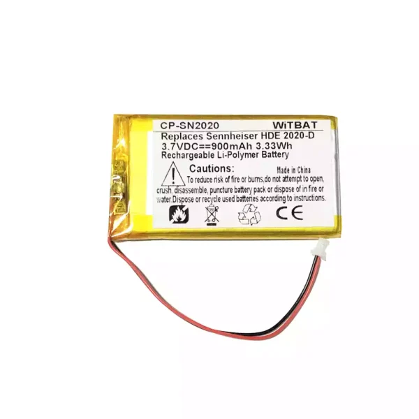 New Bluetooth Headphone battery for Sennheiser HDE 2020-D,HDE 2020-D II,HDE 2020-II