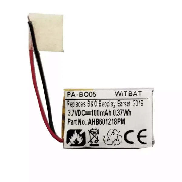 New Bluetooth Headphone battery for B&O Beoplay Earset 2018,Jabra Talk 15 SE,AHB601218PM