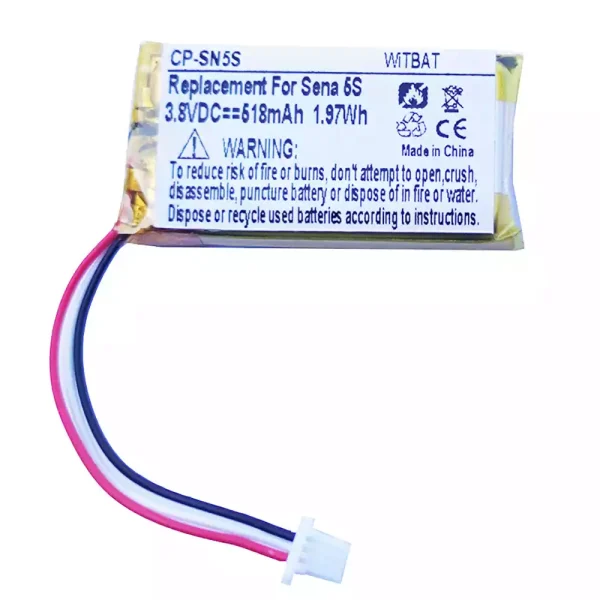 New Bluetooth Headphone battery for Sena 5S SP77,XK602234