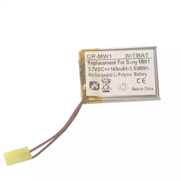 New Bluetooth Headphone battery for Sony MW1