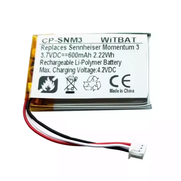 New Bluetooth Headphone battery for M3AEBT,AHB702535PCT-01