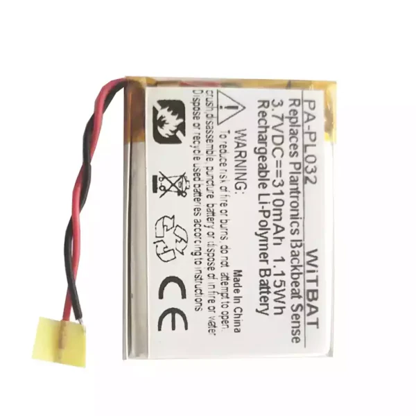 New Bluetooth Headphone battery for Plantronics BackBeat Sense,AHB403029PS