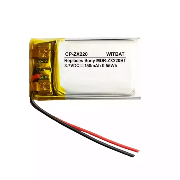 New Bluetooth Headphone battery for Sony MDR-ZX220BT