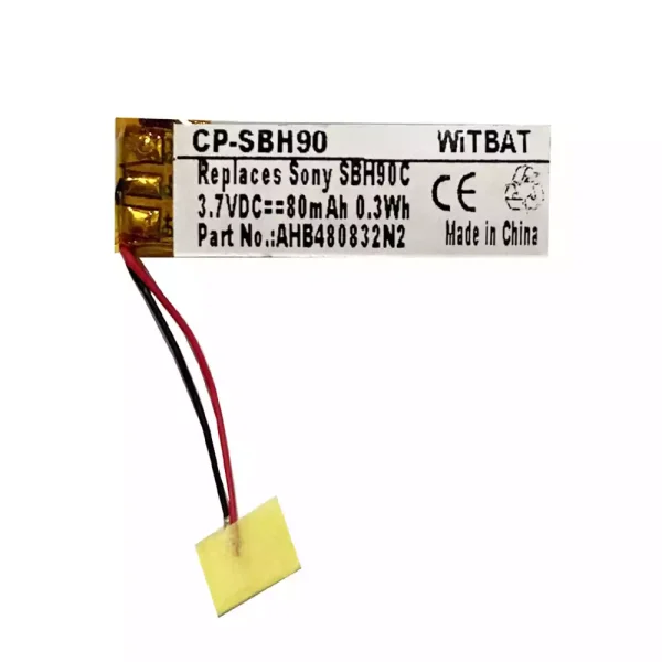 New Bluetooth Headphone battery for Sony SBH90C,SBH82D,AHB480832N2