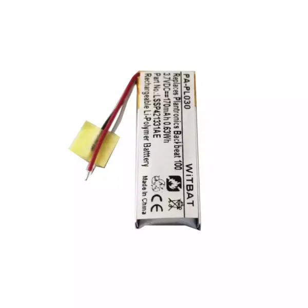 New Bluetooth Headphone battery for Plantronics BackBeat 100,LSSP421331AE