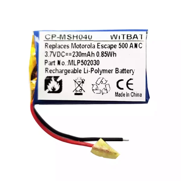 New Bluetooth Headphone battery for Motorola Escape 500 ANC,SH040,SH043,Escape 800 ANC