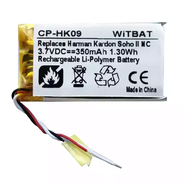 New Bluetooth Headphone battery for Harman Kardon Soho II NC,SR552035P