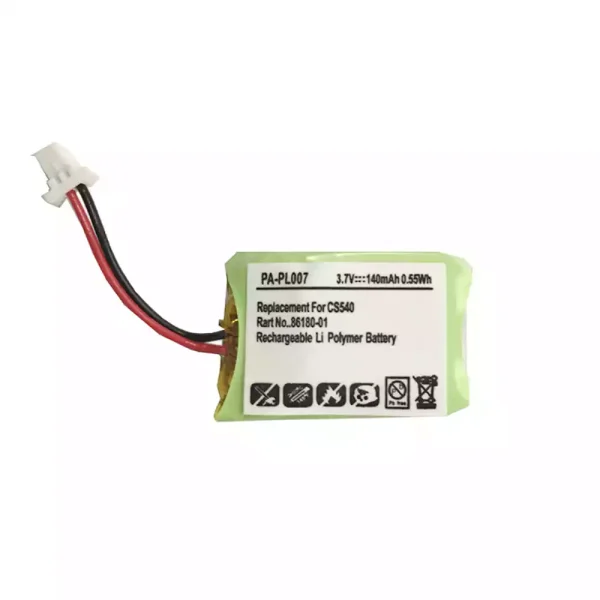 New Bluetooth Headphone battery for Plantronics 86180-01,84479-01
