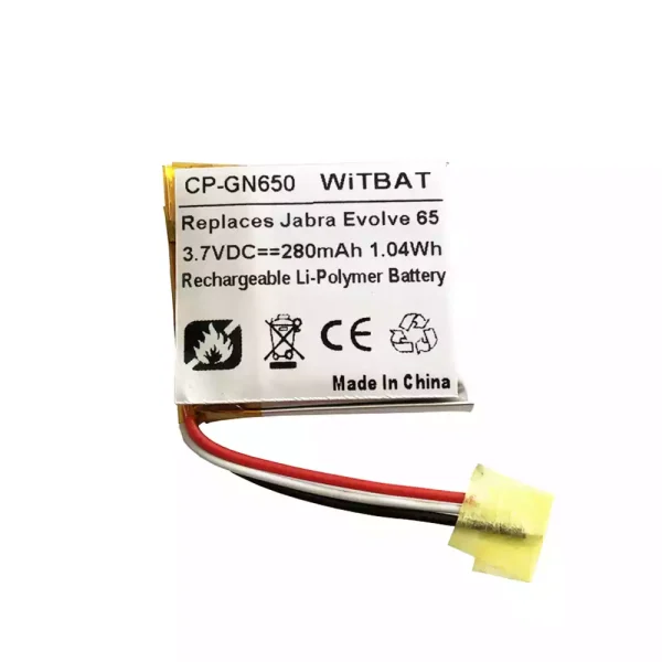 New Bluetooth Headphone battery for Jabra AHB472625PLT,AHB682828PS