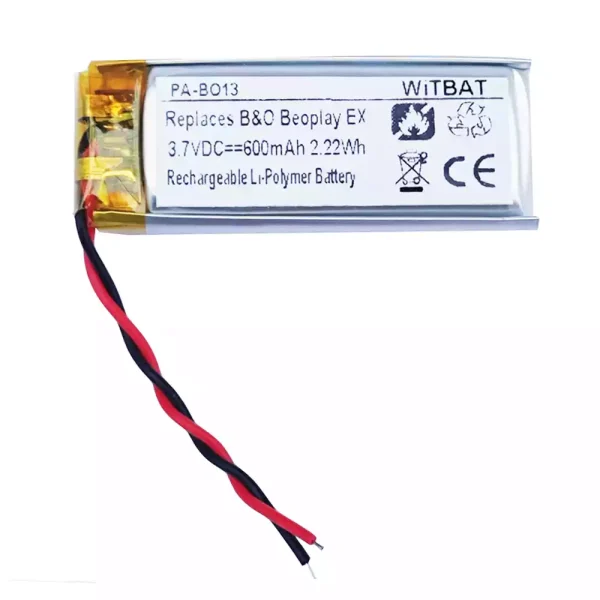 New Bluetooth Headphone battery for B&O Beoplay EX True Wireless Noise Cancelling Earphones Charging Case