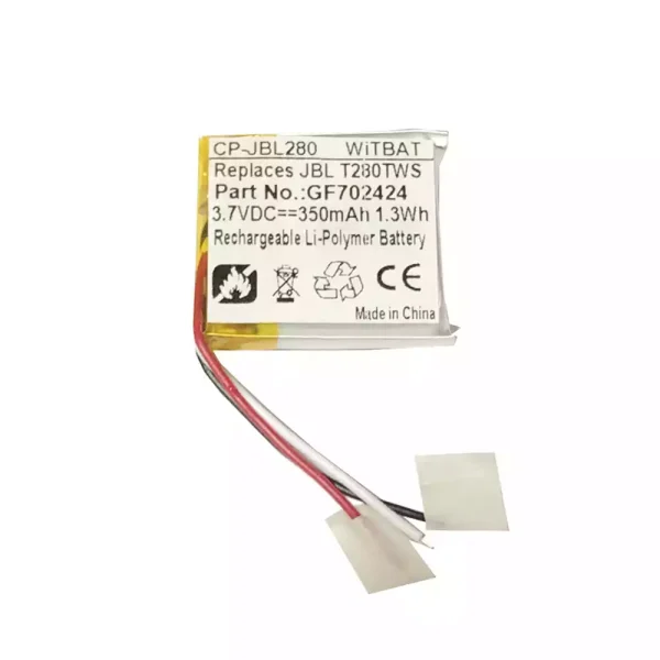 New Bluetooth Headphone battery for JBL T280TWS Charging Case,GF702424