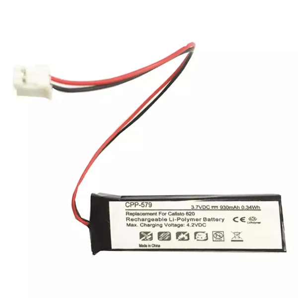 New Replacement Bluetooth speaker battery for Plantronics 85442-01,89305-01