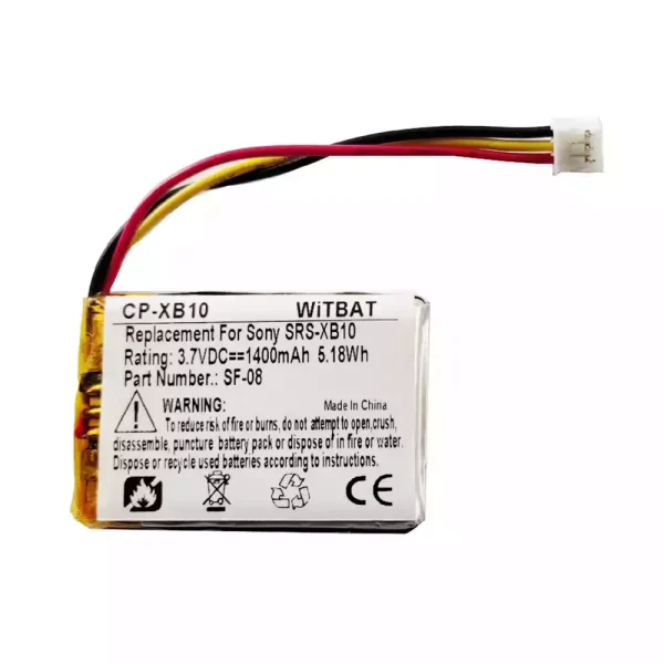 New Replacement Bluetooth speaker battery for Sony SF-08,1-853-641-13,533-000107