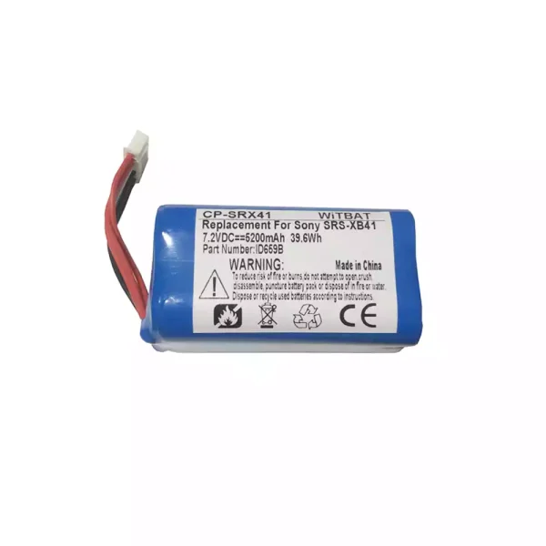 New Replacement Bluetooth speaker battery for Sony SRS-XB30,SRS-XB41,SRS-XB43,ID659B