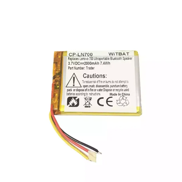 New Replacement Bluetooth speaker battery for LENOVO 700Ultraportable Bluetooth Speaker,LX001,Trader
