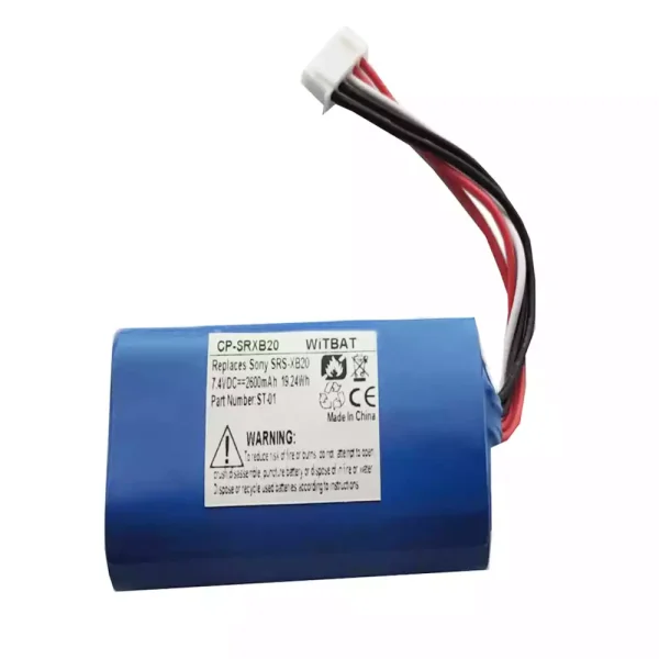 New Replacement Bluetooth speaker battery for Sony SRS-X3,SRS-XB2,SRS-XB20,ST-01