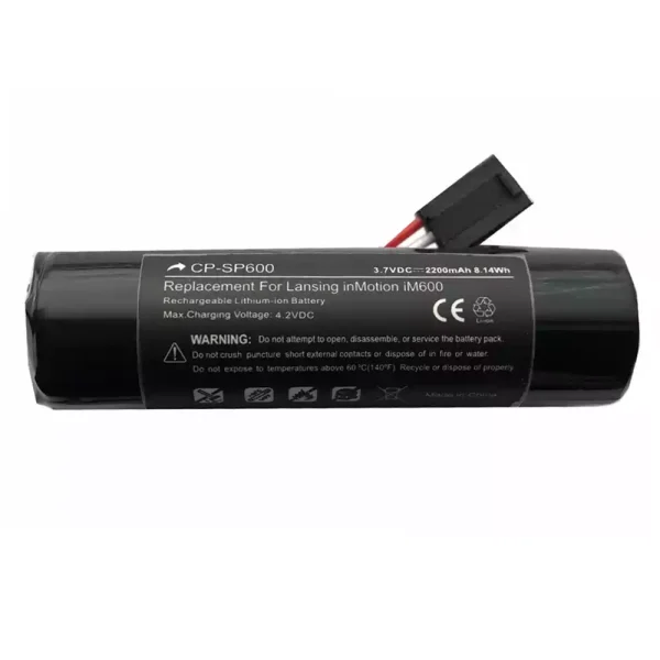 New Replacement Bluetooth speaker battery for Altec Lansing IM600,MCR18650