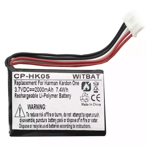 New Replacement Bluetooth speaker battery for Harman Kardon One,Flip 2 (2014),PR-652954
