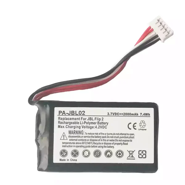 New Replacement Bluetooth speaker battery for JBL Flip 2,AEC653055-2P