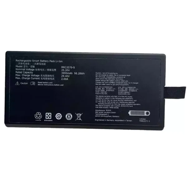 New battery for RRC3570-S