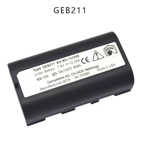 New battery for Leica GEB211,TS02/TS06/TS09/1200