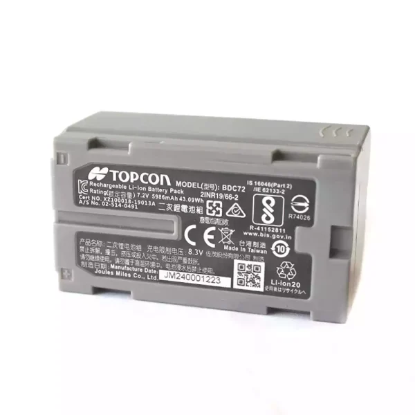 New battery for TOPCON Sokkia IM101/IM102/FX101