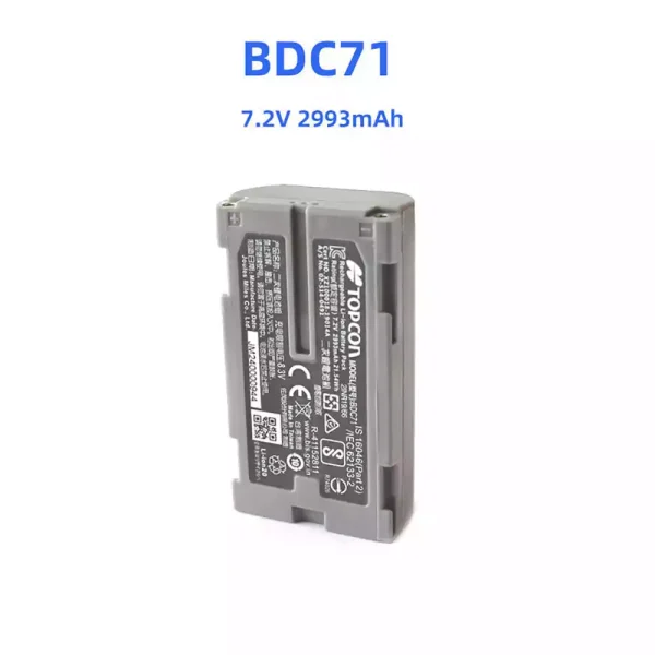 New battery for TOPCON BDC71,GM52 GTS-2002 Sokkia IM52