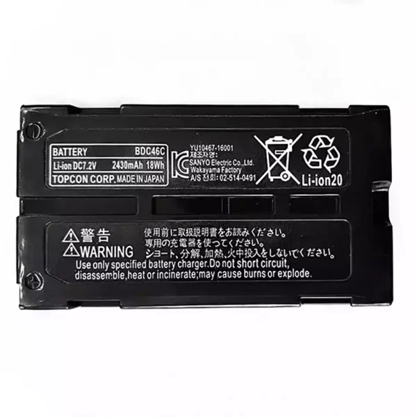 New battery for SOKKIA BDC46C