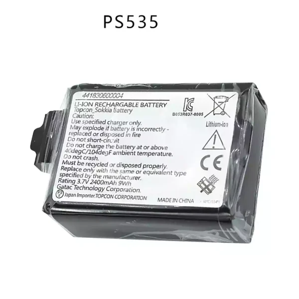 New battery for Getac TOPCON PS535