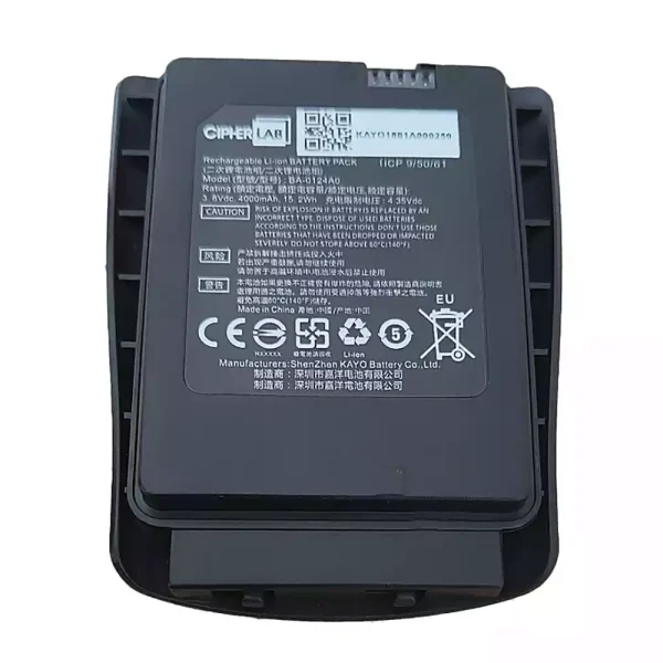 New battery for CipherLab BA-0124A0 RK25